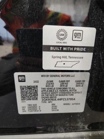 1GKKNUL44PZ137954 - 2023 GMC ACADIA SLT BLACK photo 14