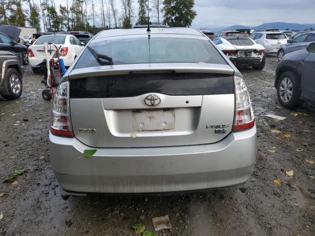 JTDKB20U683307636 - 2008 TOYOTA PRIUS SILVER photo 6