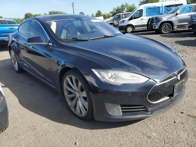 5YJSA1CP0DFP07191 - 2013 TESLA MODEL S 蓝色 照片 4