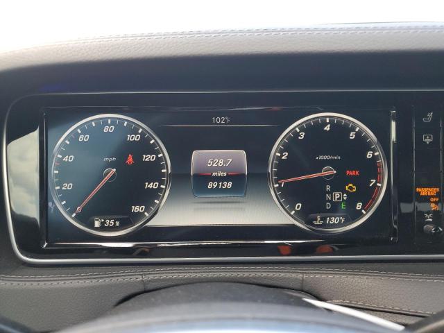 WDDUG8FB2FA139317 - 2015 MERCEDES-BENZ S 550 4MATIC GRAY photo 9
