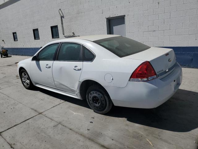 2G1WA5EK1A1165133 - 2010 CHEVROLET IMPALA LS WHITE photo 2