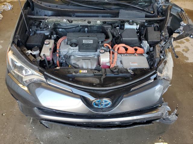 JTMRJREV6JD247126 - 2018 TOYOTA RAV4 HV LE GRAY photo 12