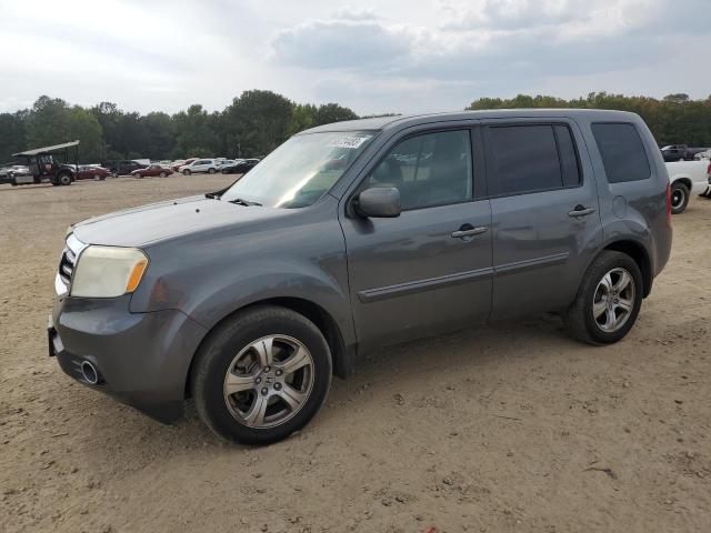 5FNYF3H54DB006104 - 2013 HONDA PILOT EXL GRAY photo 1