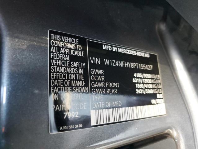 W1Z4NFHY8PT155427 - 2023 MERCEDES-BENZ SPRINTER 2500 SILVER photo 13