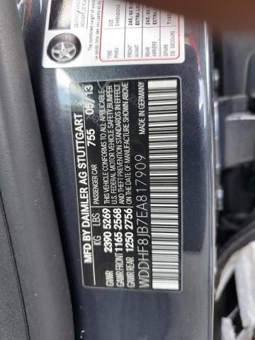 WDDHF8JB7EA817909 - 2014 MERCEDES-BENZ E 350 4MATIC GRAY photo 12