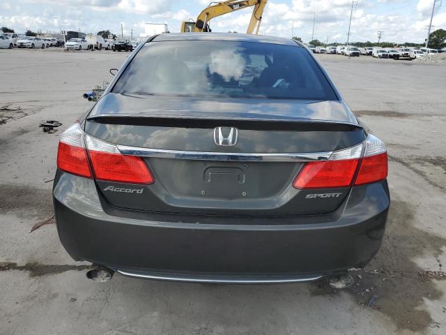 1HGCR2F51FA012843 - 2015 HONDA ACCORD SPORT GRAY photo 6