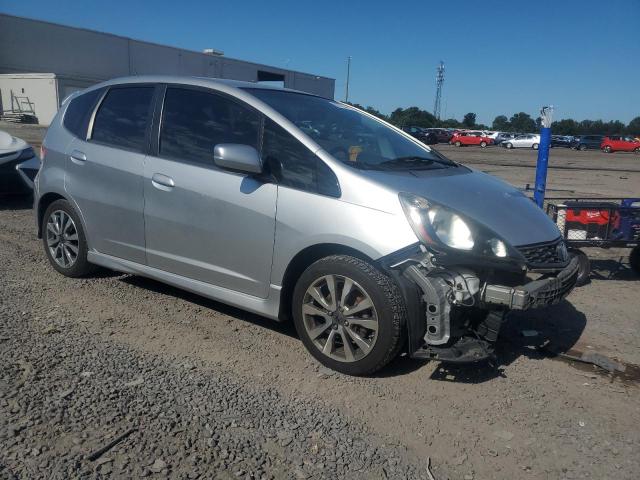 JHMGE8H56CC015960 - 2012 HONDA FIT SPORT SILVER photo 4
