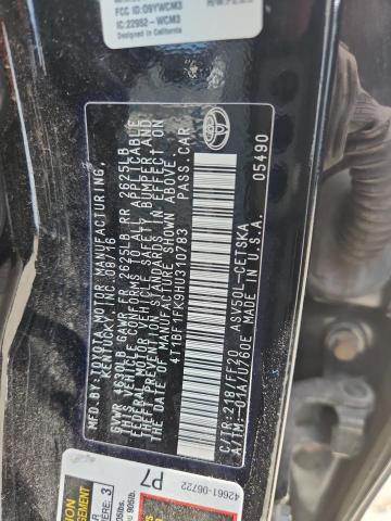 4T1BF1FK9HU310783 - 2017 TOYOTA CAMRY LE BLACK photo 13