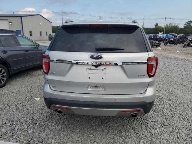 1FM5K8DH8GGD18749 - 2016 FORD EXPLORER XLT SILVER photo 6