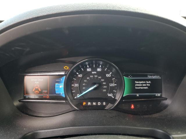 1FM5K8DH8GGD18749 - 2016 FORD EXPLORER XLT SILVER photo 9