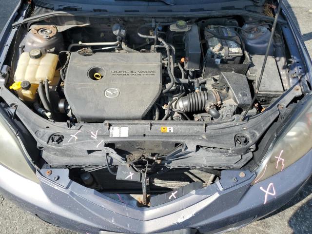 JM1BK344071769653 - 2007 MAZDA 3 HATCHBACK GRAY photo 11