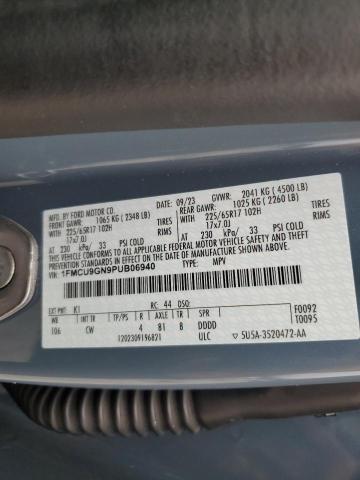 1FMCU9GN9PUB06940 - 2023 FORD ESCAPE ACTIVE 蓝色 照片 14