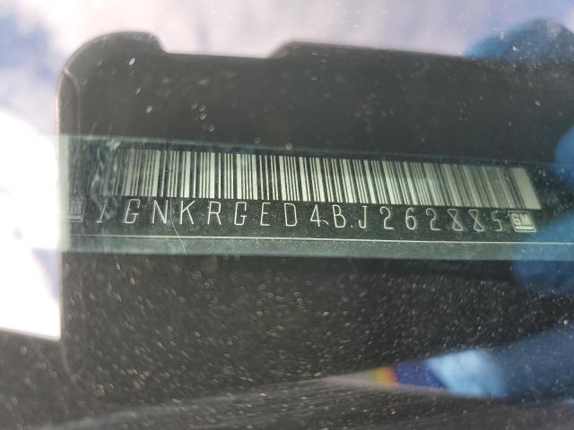 1GNKRGED4BJ262885 - 2011 CHEVROLET TRAVERSE LT WHITE photo 13