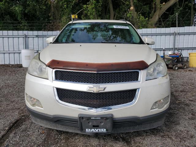 1GNKRGED4BJ262885 - 2011 CHEVROLET TRAVERSE LT WHITE photo 5