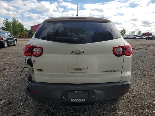 1GNKRGED4BJ262885 - 2011 CHEVROLET TRAVERSE LT WHITE photo 6