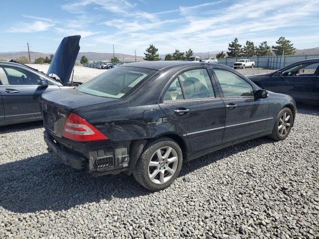 WDBRF92H37F883935 - 2007 MERCEDES-BENZ C 280 4MATIC BLACK photo 3