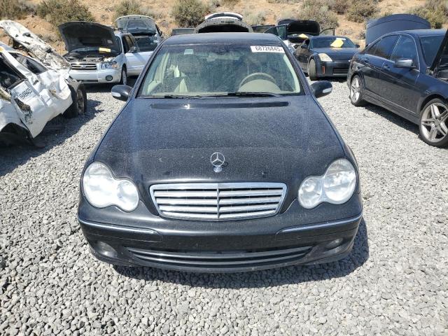 WDBRF92H37F883935 - 2007 MERCEDES-BENZ C 280 4MATIC BLACK photo 5