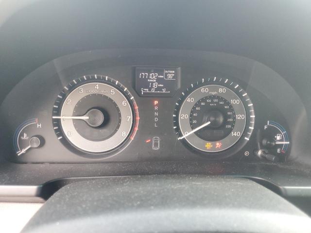 5FNRL5H67CB095828 - 2012 HONDA ODYSSEY EXL BLACK photo 9