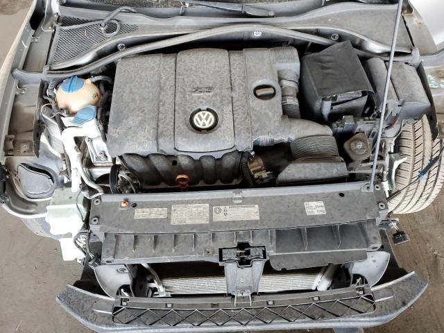 1VWBP7A31CC097571 - 2012 VOLKSWAGEN PASSAT SE ვერცხლისფერი ფოტო 11