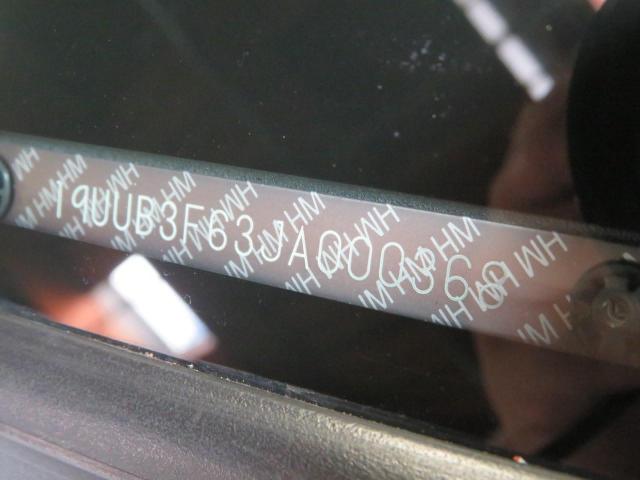 19UUB3F63JA000368 - 2018 ACURA TLX TECH+A WHITE photo 10