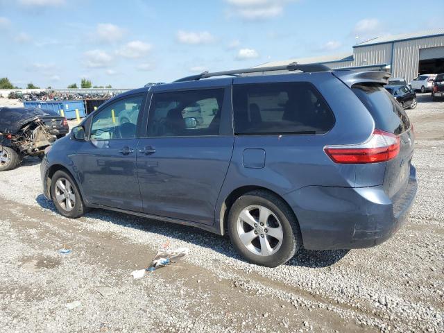 5TDKZ3DC5HS825237 - 2017 TOYOTA SIENNA LE BLUE photo 2