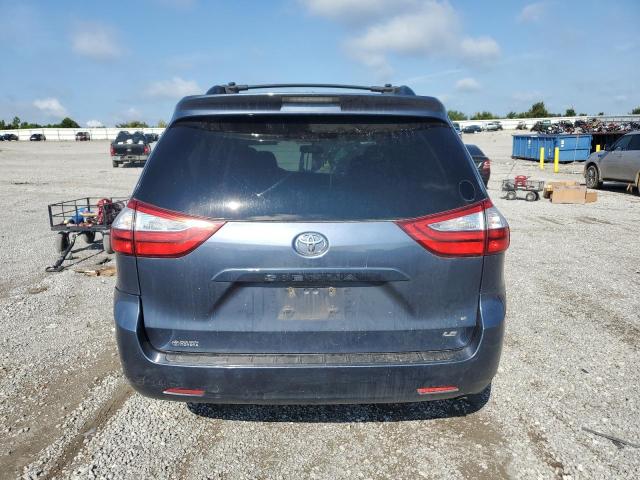 5TDKZ3DC5HS825237 - 2017 TOYOTA SIENNA LE BLUE photo 6