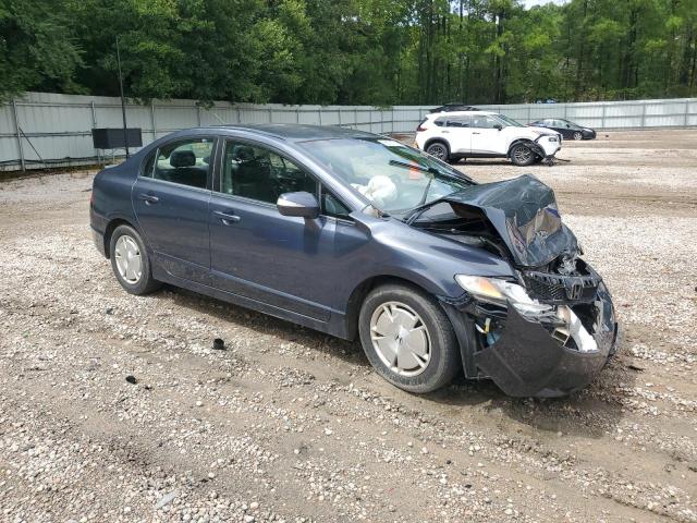JHMFA36249S018521 - 2009 HONDA CIVIC HYBRID ნაცრისფერი ფოტო 4