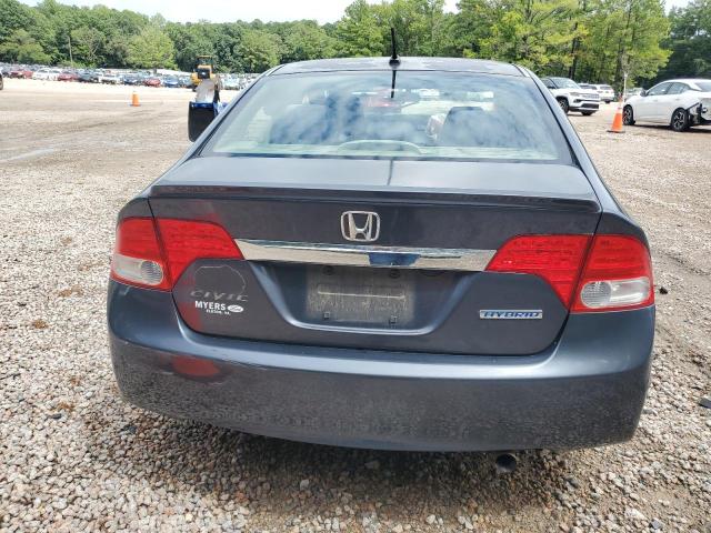 JHMFA36249S018521 - 2009 HONDA CIVIC HYBRID ნაცრისფერი ფოტო 6