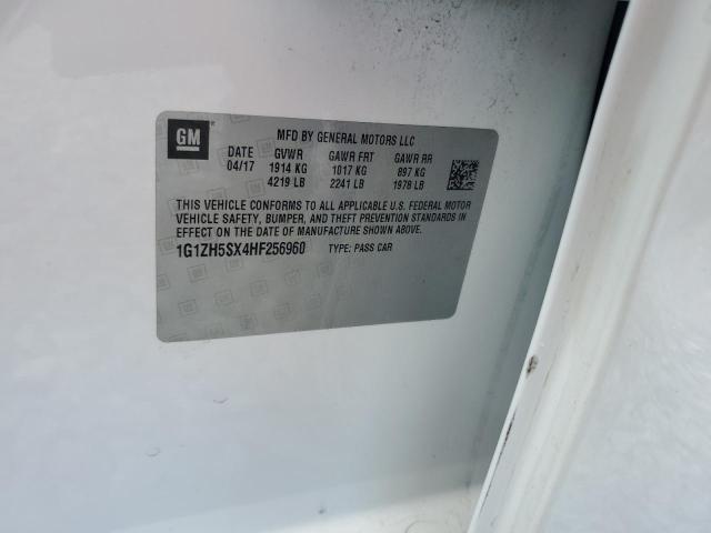 1G1ZH5SX4HF256960 - 2017 CHEVROLET MALIBU PREMIER WHITE photo 12