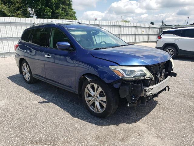 5N1DR2MN0JC608024 - 2018 NISSAN PATHFINDER S BLUE photo 4
