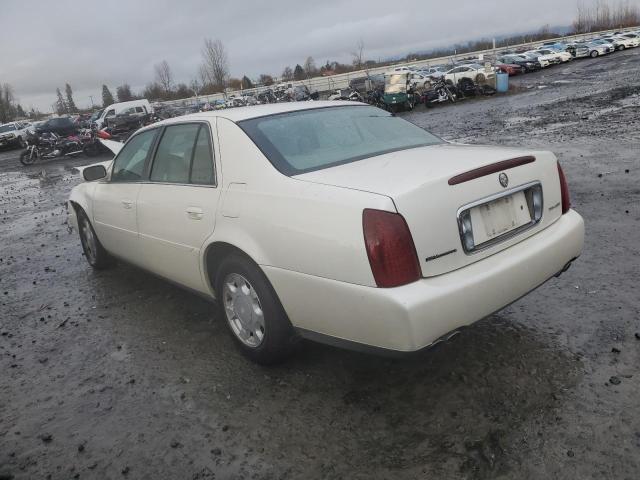 1G6KD54Y11U223655 - 2001 CADILLAC DEVILLE WHITE photo 2