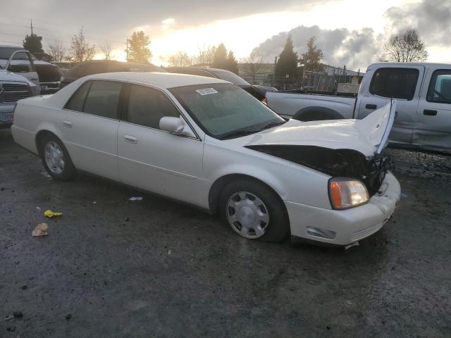 1G6KD54Y11U223655 - 2001 CADILLAC DEVILLE WHITE photo 4