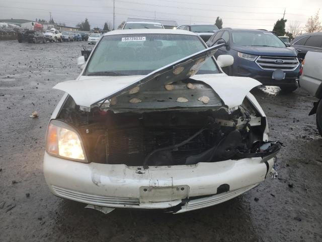 1G6KD54Y11U223655 - 2001 CADILLAC DEVILLE WHITE photo 5