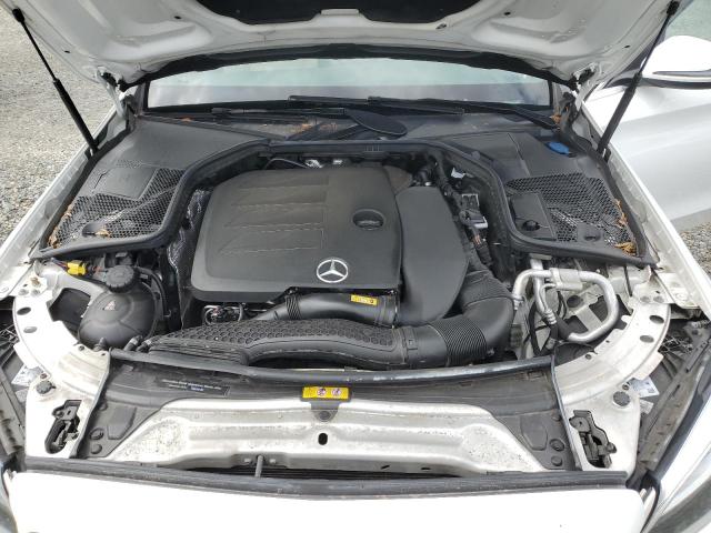 55SWF8EB7KU312126 - 2019 MERCEDES-BENZ C 300 4MATIC WHITE photo 11