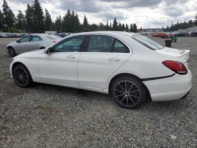 55SWF8EB7KU312126 - 2019 MERCEDES-BENZ C 300 4MATIC WHITE photo 2