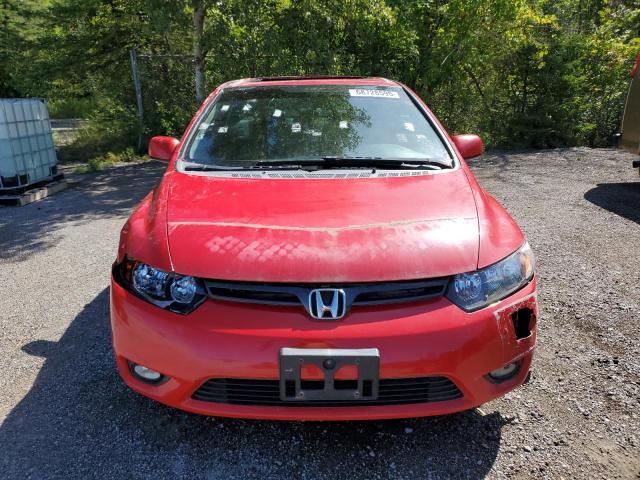 2HGFG11998H009295 - 2008 HONDA CIVIC EXL Կարմիր լուսանկար 5