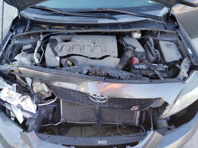 1NXBU40E29Z109366 - 2009 TOYOTA COROLLA BASE GRAY photo 11