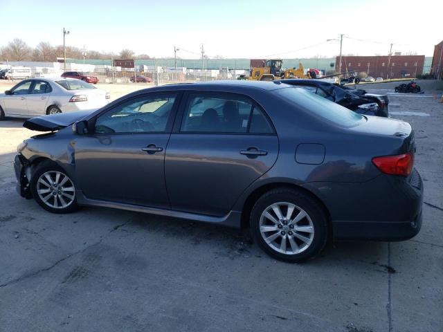 1NXBU40E29Z109366 - 2009 TOYOTA COROLLA BASE GRAY photo 2