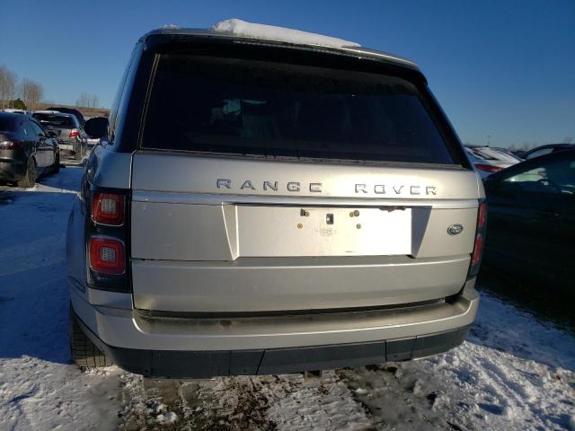 SALGV2REXJA504263 - 2018 LAND ROVER RANGE ROVE AUTOBIOGRAPHY SILVER photo 6