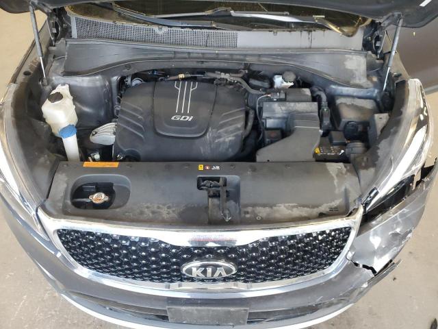 5XYPHDA53JG355510 - 2018 KIA SORENTO EX GRAY photo 12
