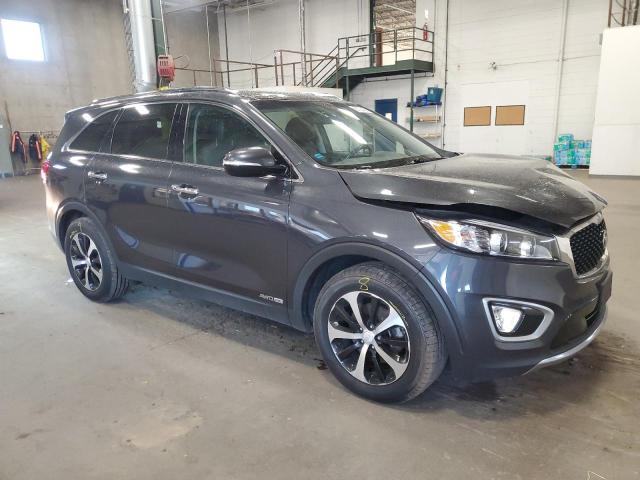 5XYPHDA53JG355510 - 2018 KIA SORENTO EX GRAY photo 4