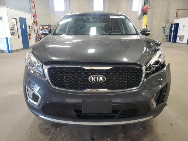 5XYPHDA53JG355510 - 2018 KIA SORENTO EX GRAY photo 5