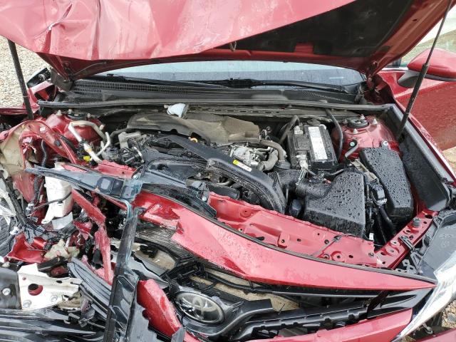 4T1B11HK0KU754332 - 2019 TOYOTA CAMRY L მუქწითელი ფოტო 11