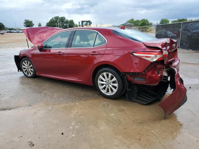 4T1B11HK0KU754332 - 2019 TOYOTA CAMRY L მუქწითელი ფოტო 2