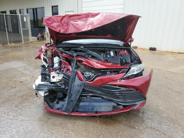 4T1B11HK0KU754332 - 2019 TOYOTA CAMRY L მუქწითელი ფოტო 5