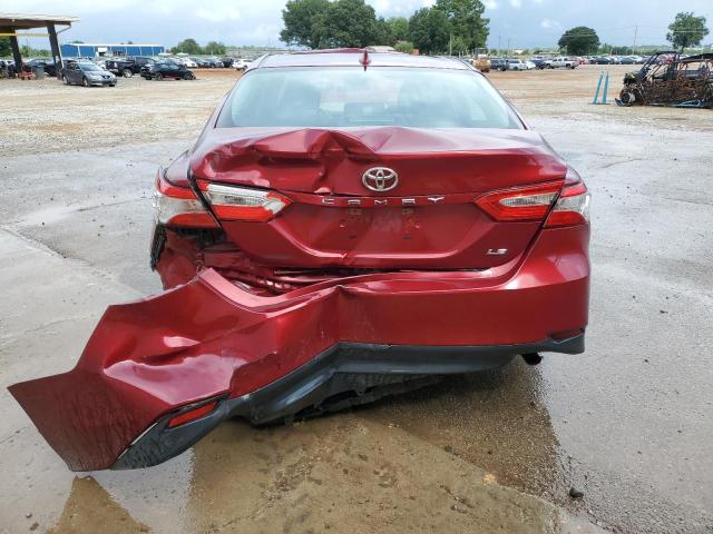 4T1B11HK0KU754332 - 2019 TOYOTA CAMRY L მუქწითელი ფოტო 6