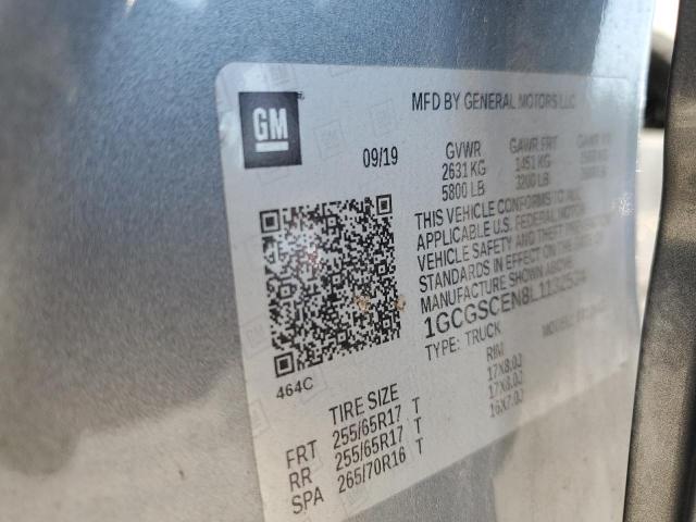 1GCGSCEN8L1132534 - 2020 CHEVROLET COLORADO LT GRAY photo 12