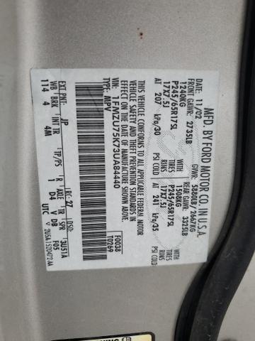 1FMZU75K73UA84440 - 2003 FORD EXPLORER LIMITED ვერცხლისფერი ფოტო 14