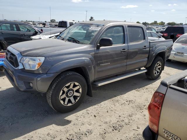 5TFJU4GN3CX013578 - 2012 TOYOTA TACOMA DOUBLE CAB PRERUNNER GRAY photo 1