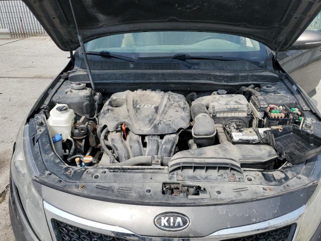 5XXGN4A7XCG048417 - 2012 KIA OPTIMA EX CHARCOAL photo 11